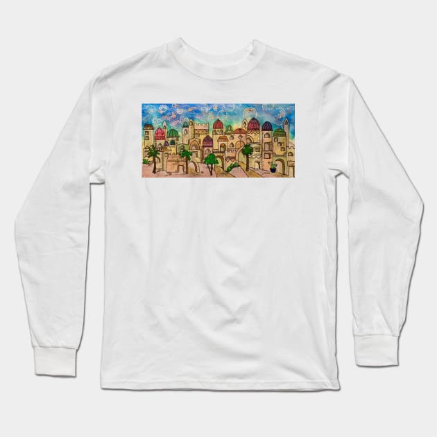 Jerusalem Long Sleeve T-Shirt by SchimmelArt